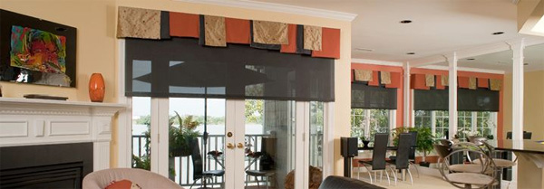 http://www.entechmedia.com Interior Design/Decorating consultation and installation. Motorized shades, drapes and screens.